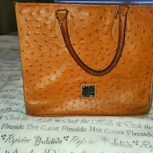 Ostrich skin Dooney and Burke Satchel Purse